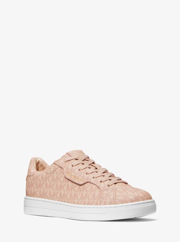 Damske Tenisky Michael Kors Keating Logo Ruzove - Topanky Michael Kors Vypredaj | EZHMF-6854